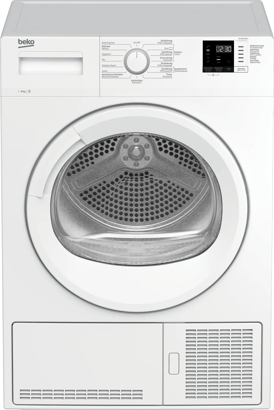 Beko DCU8235BXT 8 kg Yoğuşmalı Kurutma Makinesi