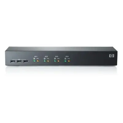 HP 1x4 USB/PS2 KVM TableTop Switch 371301-A21