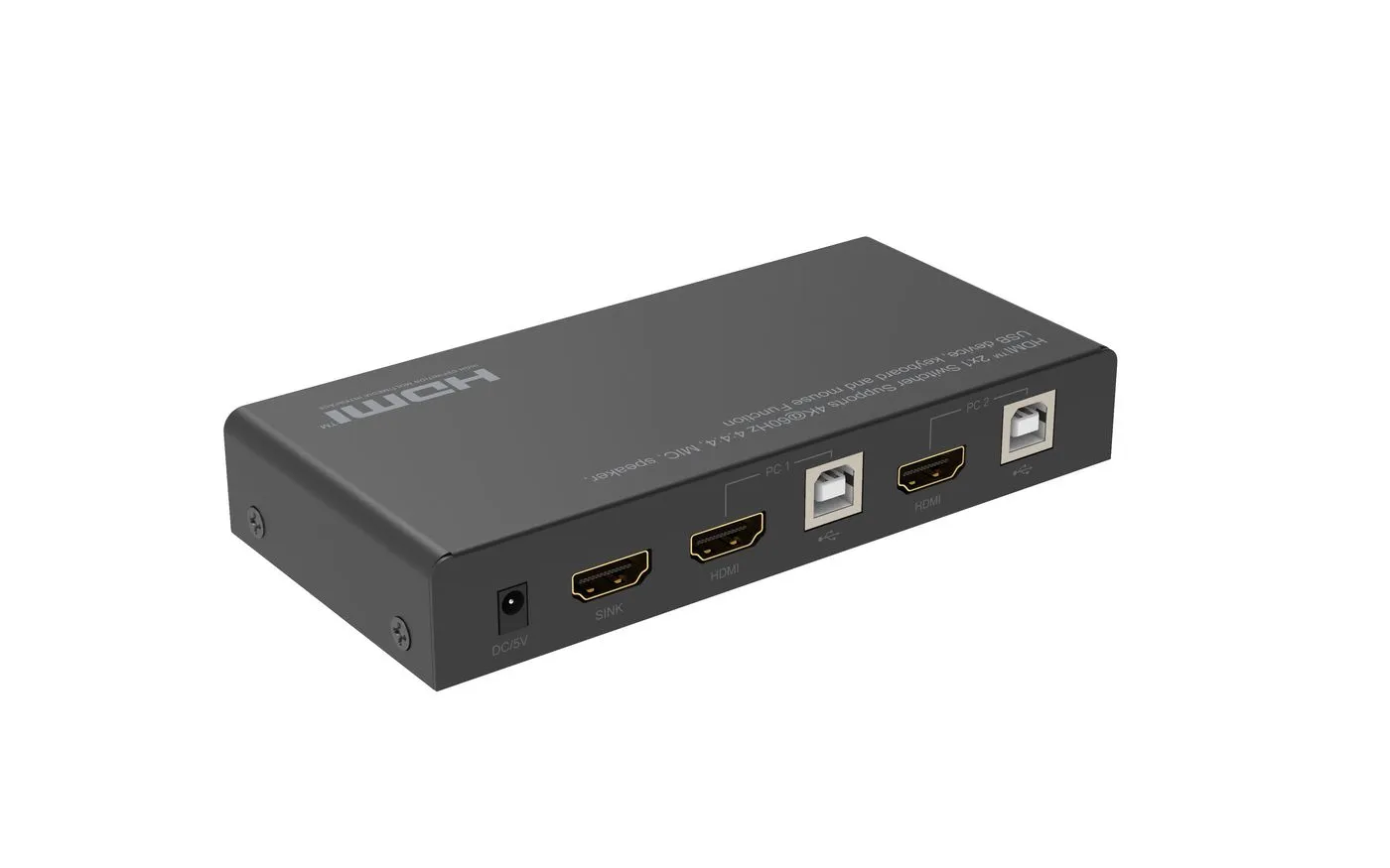 Microconnect MC-HDMIKVM0201-4K Thumbnail 1