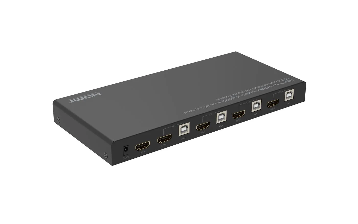 Microconnect MC-HDMIKVM0401-4K Thumbnail 1