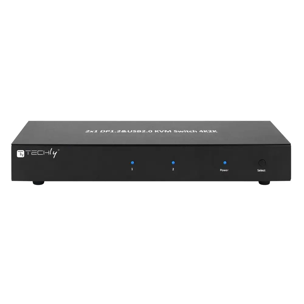 Techly IDATA DP-KVM2 KVM Switch Devresi