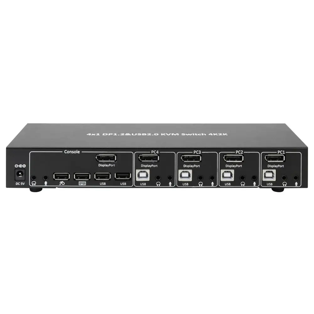 Techly IDATA DP-KVM4 Thumbnail 1