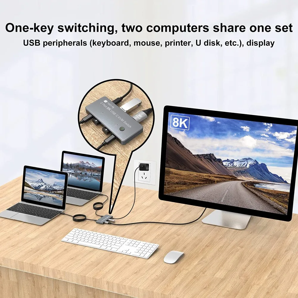 Techly IDATA KVM-DPC8K Thumbnail 1