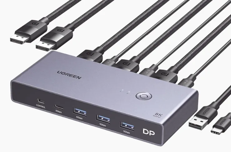 Ugreen 25962 KVM Switch Devresi