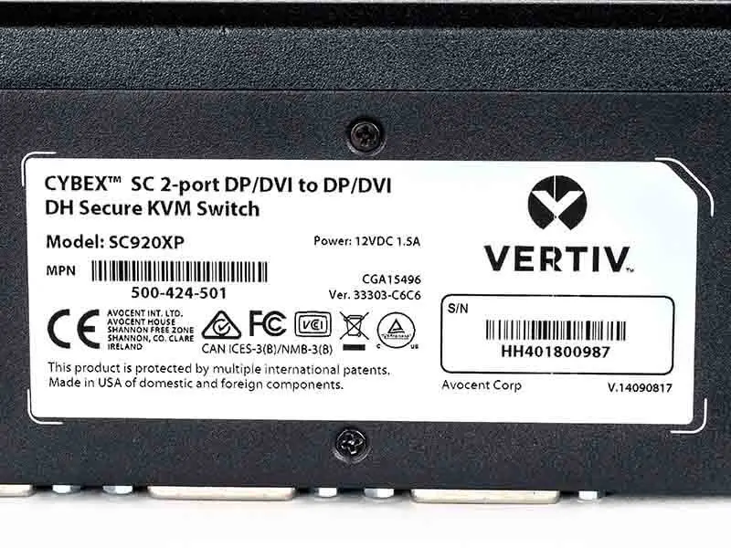 Vertiv Cybex SC 920XP SC920XP-201 Thumbnail 2