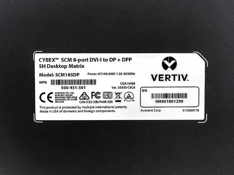 Vertiv SCM185DP-202 Thumbnail 2