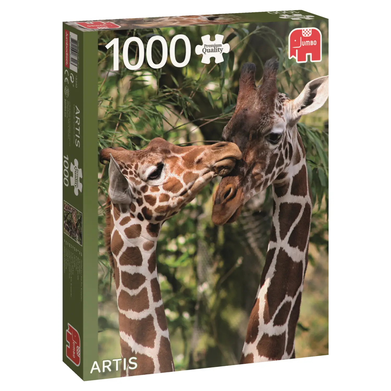 Jumbo Artis Giraffes 1000 Parça 18340 Puzzle