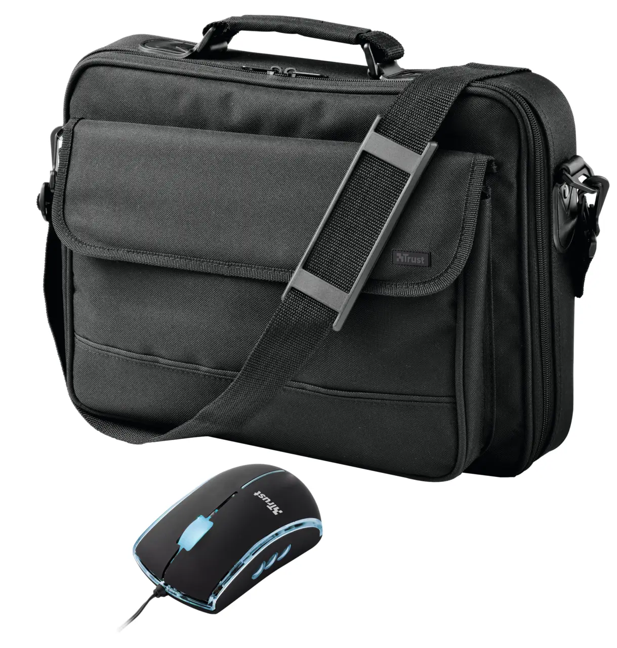 Trust 15.4" Notebook Bag & Retractable Colour Mouse BB-1300p 15846 Laptop Çantası