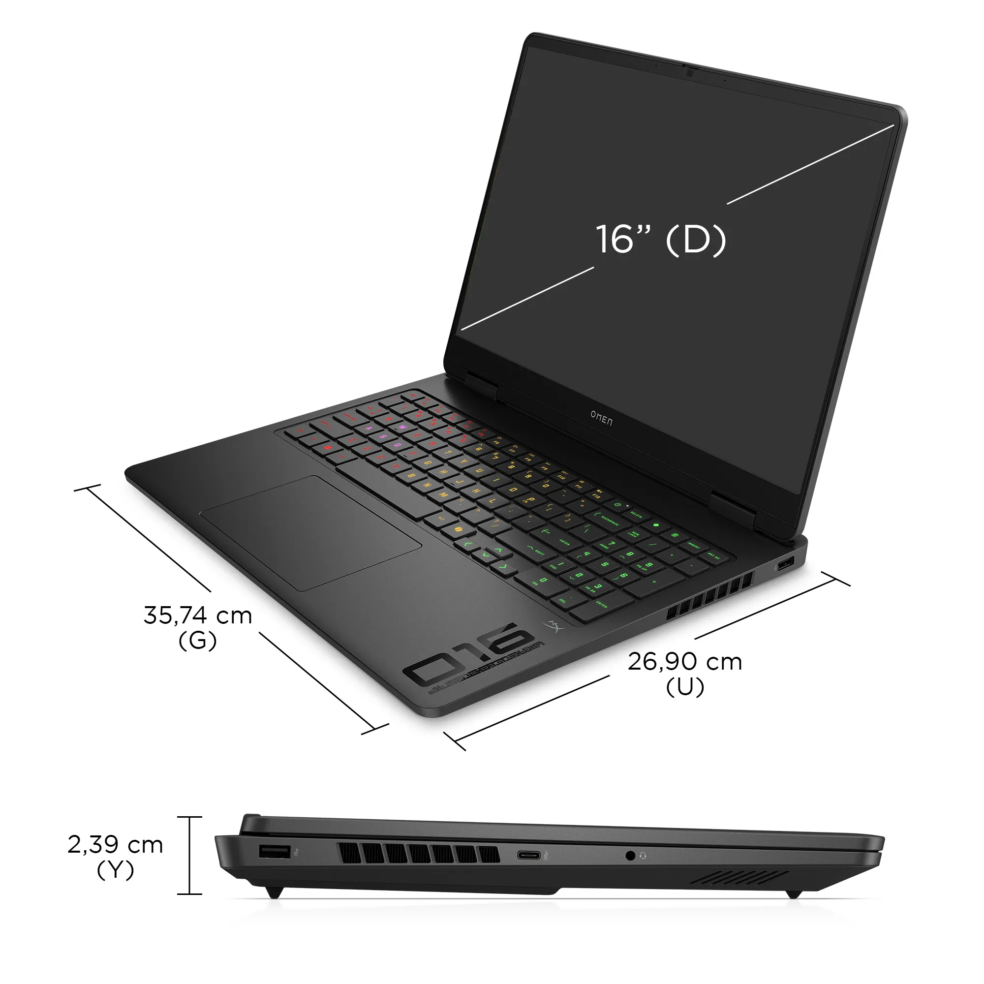 HP OMEN Gaming Laptop 16-am0040nt CD8L8EA Thumbnail 6
