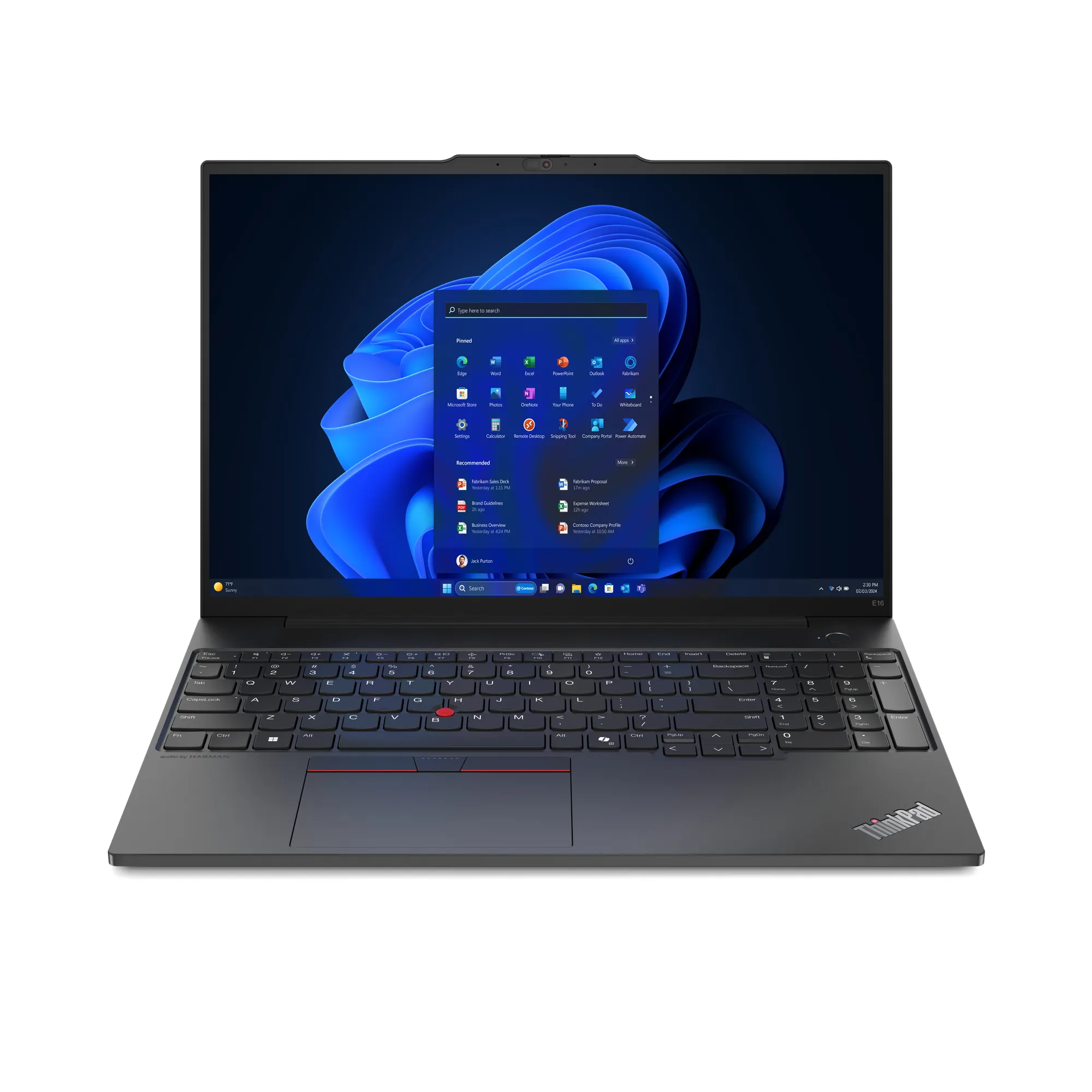 ThinkPad E16 Gen 2 (Intel) 21MA001SMB Laptop