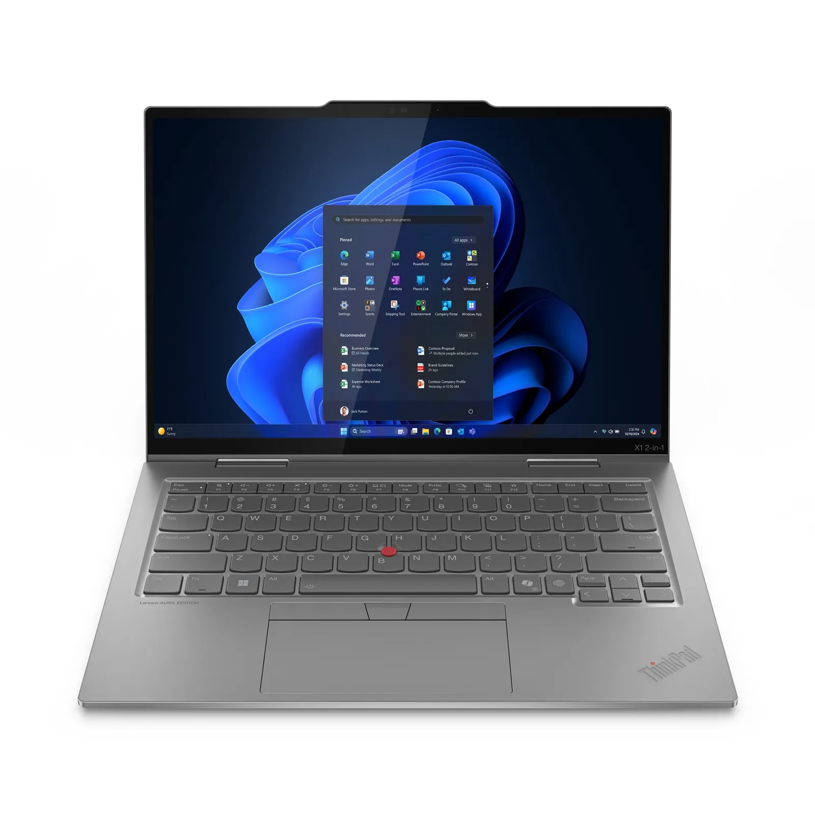 Lenovo ThinkPad X1 2-in-1 Gen 10 Aura Edition Copilot+ PC 21NU0035US
