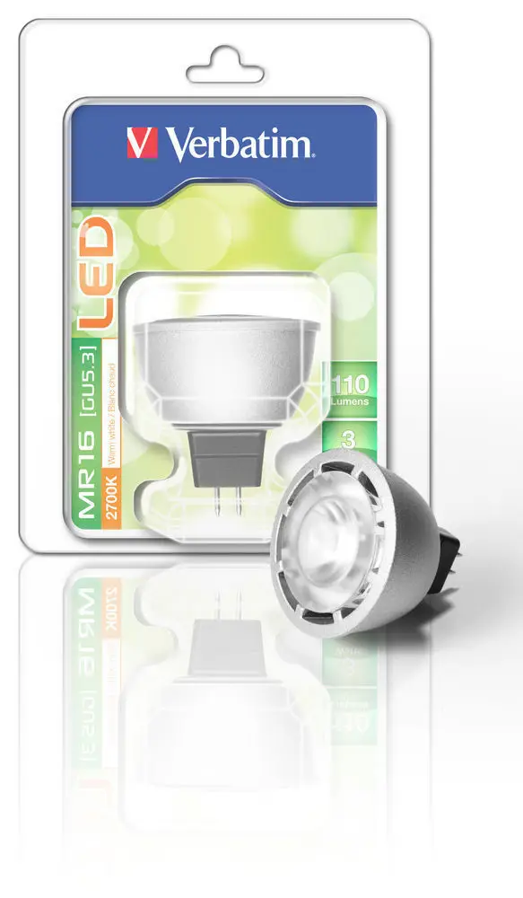 Verbatim Led MR16 GU5.3 3 W 52102?KIT