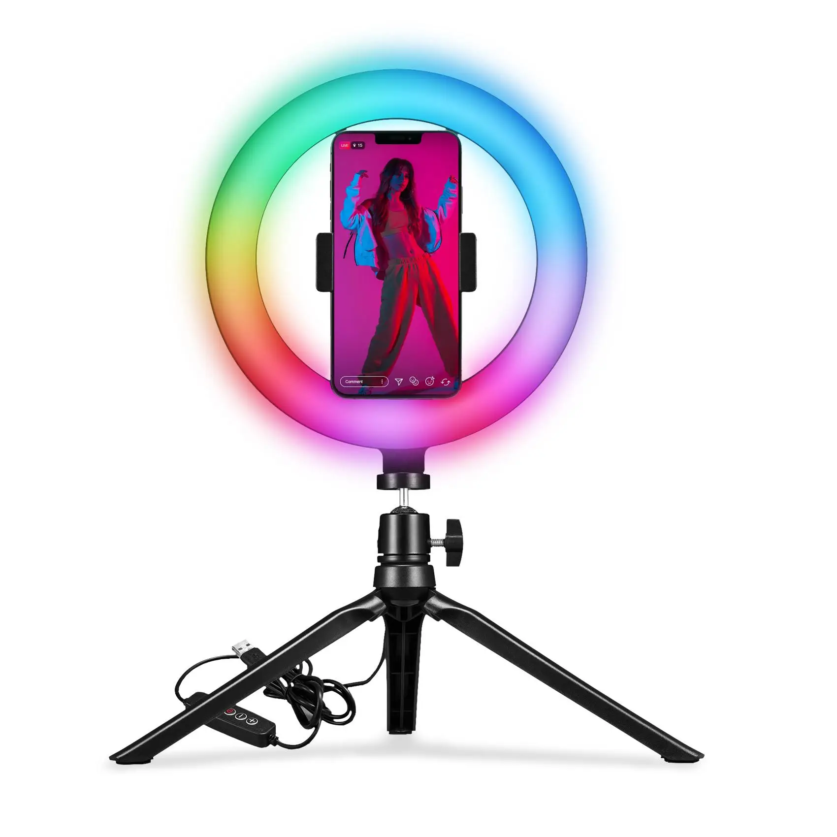 Celly CLICKRINGRGBBK LED Panel Işıkları