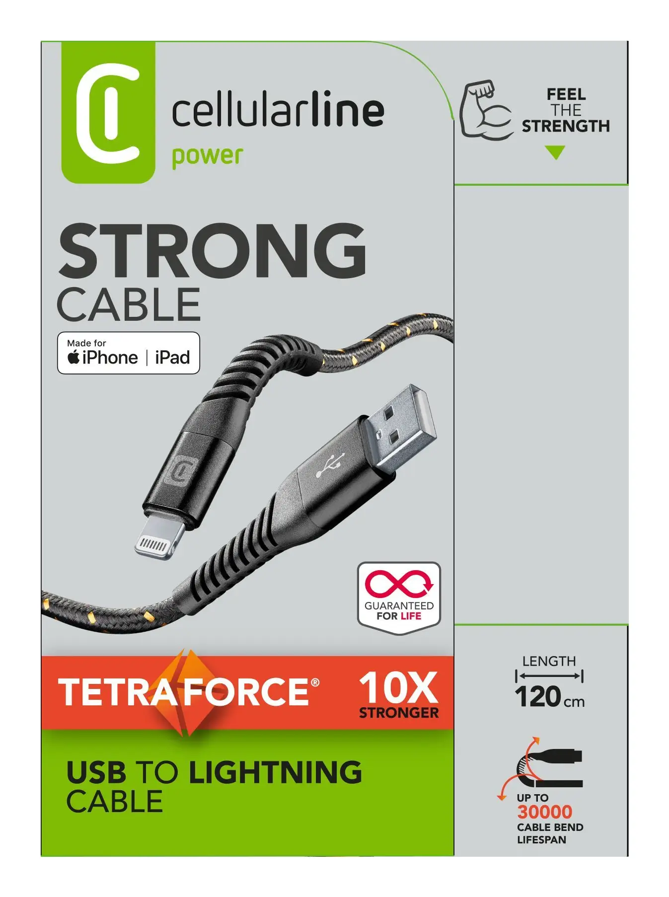 Cellularline 8018080312397 TETRACABMFI1MK Lightning Kabloları