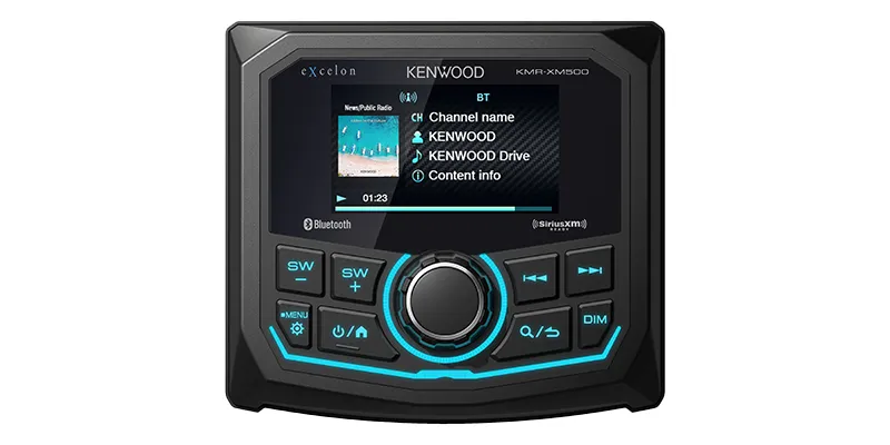 Kenwood KMR-XM500 Marin Medya Alıcıları