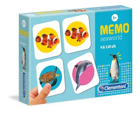 Clementoni Memo Seaworld 18085 Kutu Oyunu Masa Oyunları