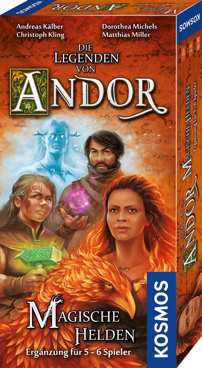 Kosmos Die Legenden von Andor - Magische Helden 68214 Kutu Oyunu Masa Oyunları