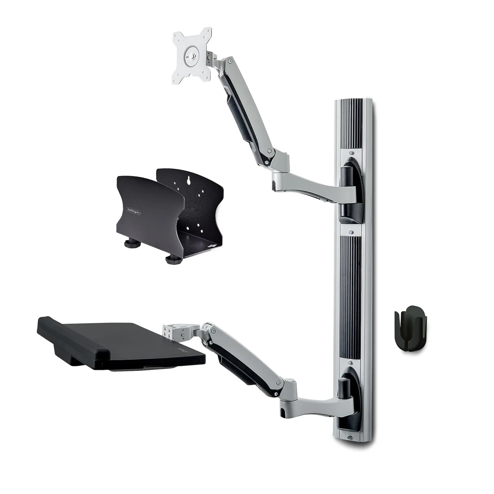 StarTech.com 2PASTSC-WALL-MOUNT Masaüstü Ayakta Çalışma Iş Alanları