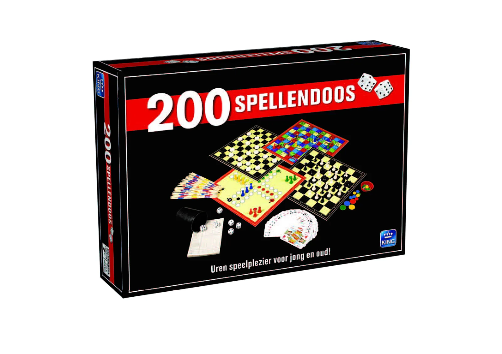 King 200 spellendoos 87006 Masaüstü Oyun Setleri