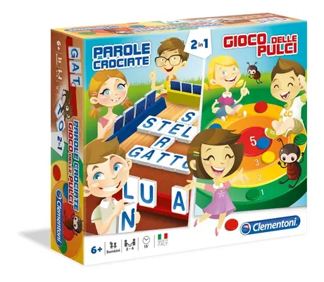 Clementoni Parole Crociate & Il Gioco delle Pulci 16067 Masaüstü Oyun Setleri