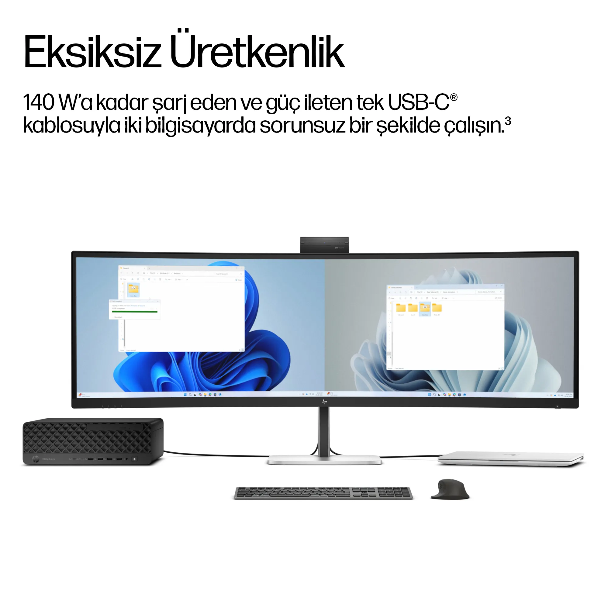 Series 5 Pro 49 inç DQHD Konferans Monitörü - 549pm B7GV8A5 Thumbnail 7
