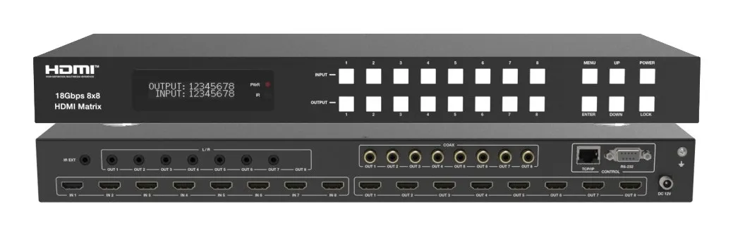 Techly IDATA HDMI-MXB88D Matris Değiştiricile