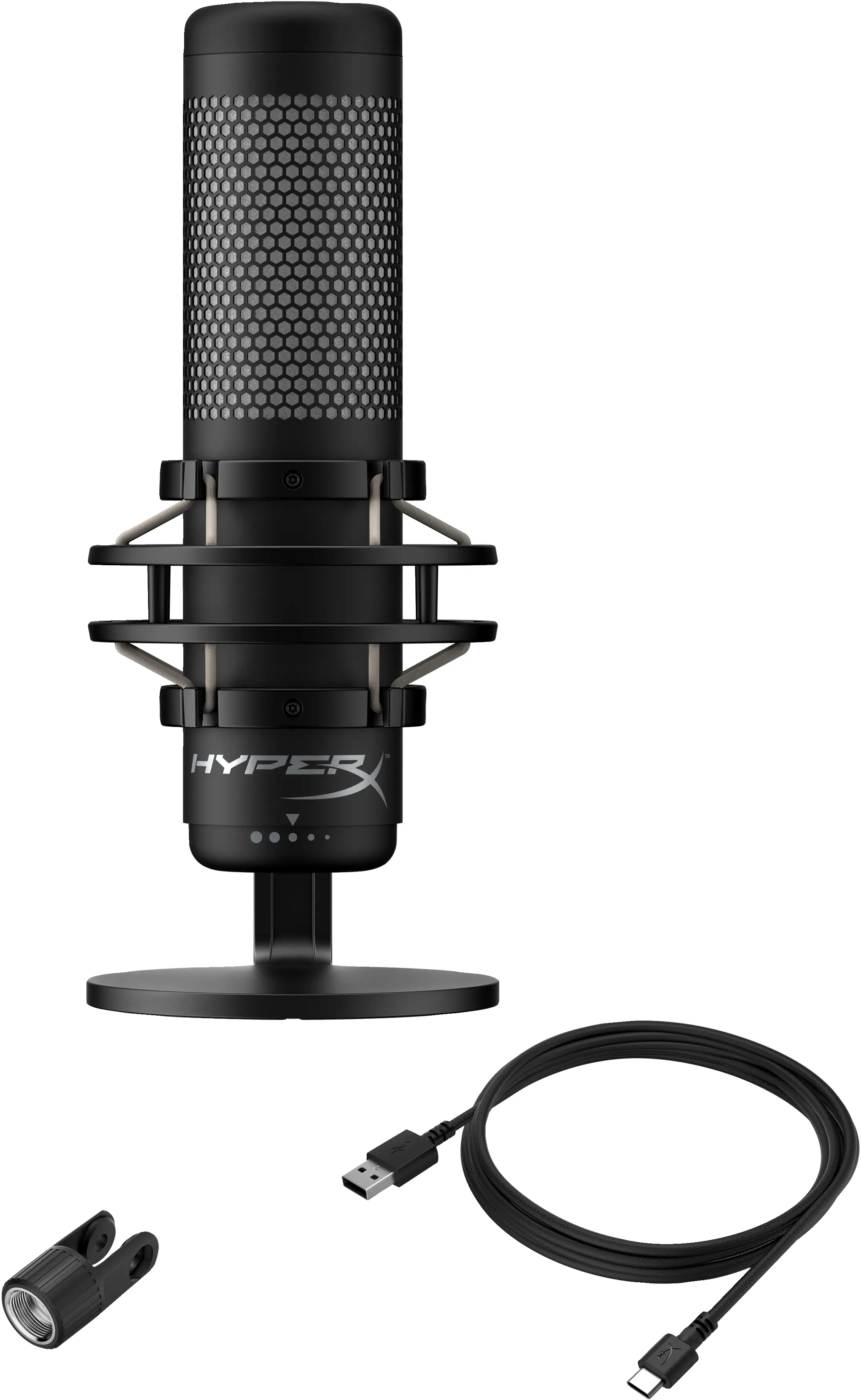 HyperX QuadCast S – USB Kondenser Oyun Mikrofonu 4P5P7AA Thumbnail 4