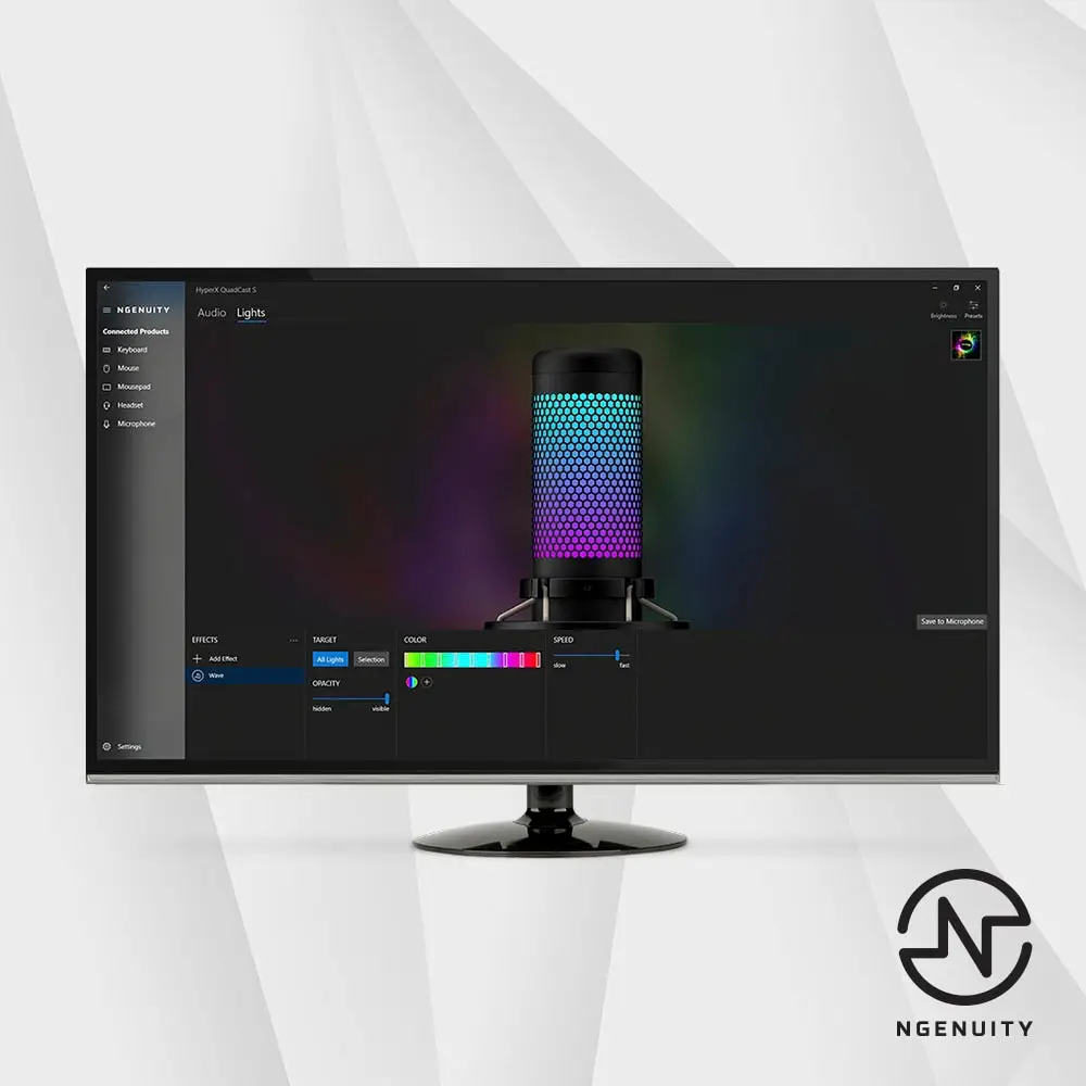 HyperX QuadCast S – USB Kondenser Oyun Mikrofonu 4P5P7AA Thumbnail 6