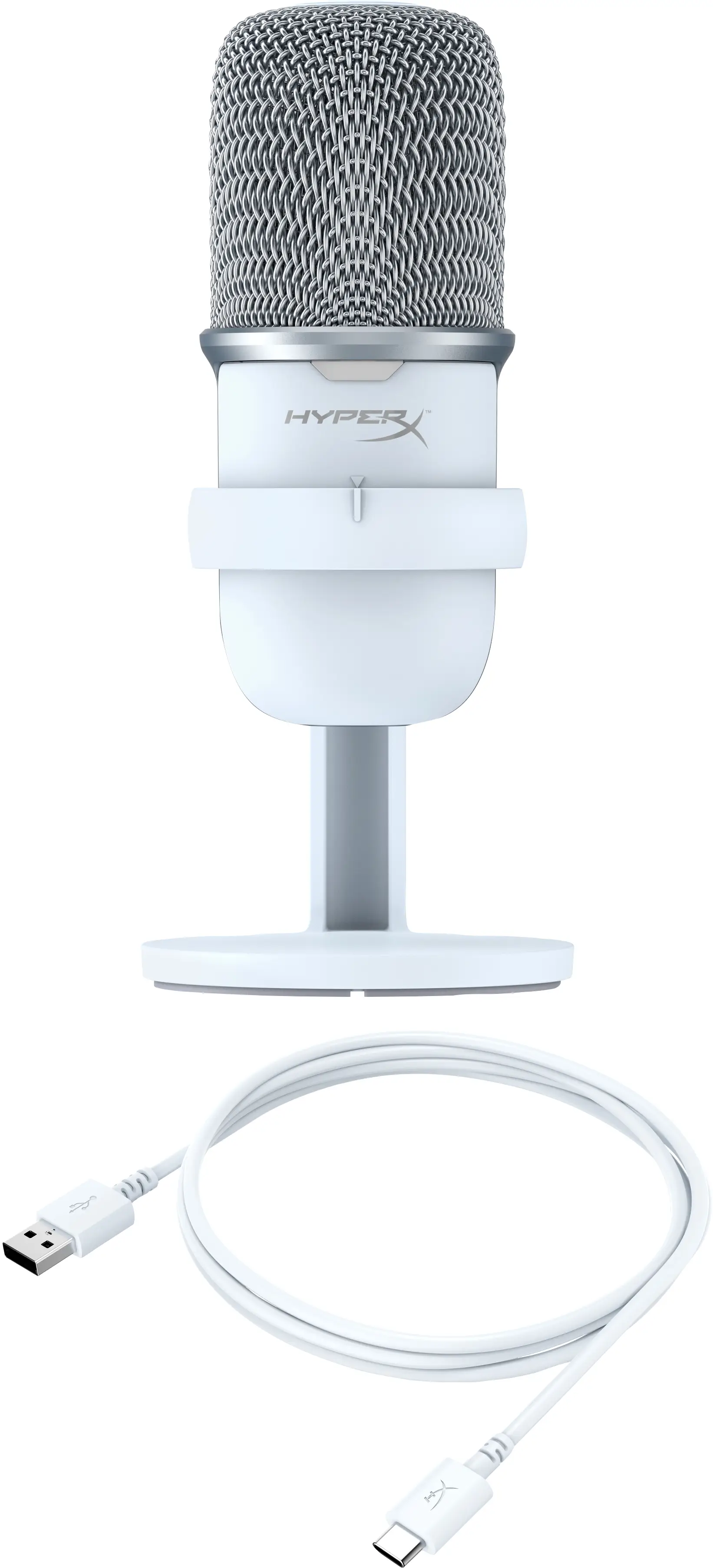 HyperX SoloCast - USB Microphone (White) 519T2AA Thumbnail 6
