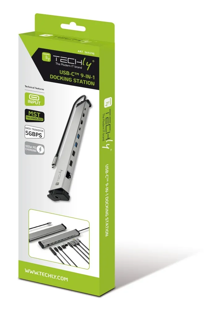 Techly IUSB31C-DOCK9HPD Thumbnail 1
