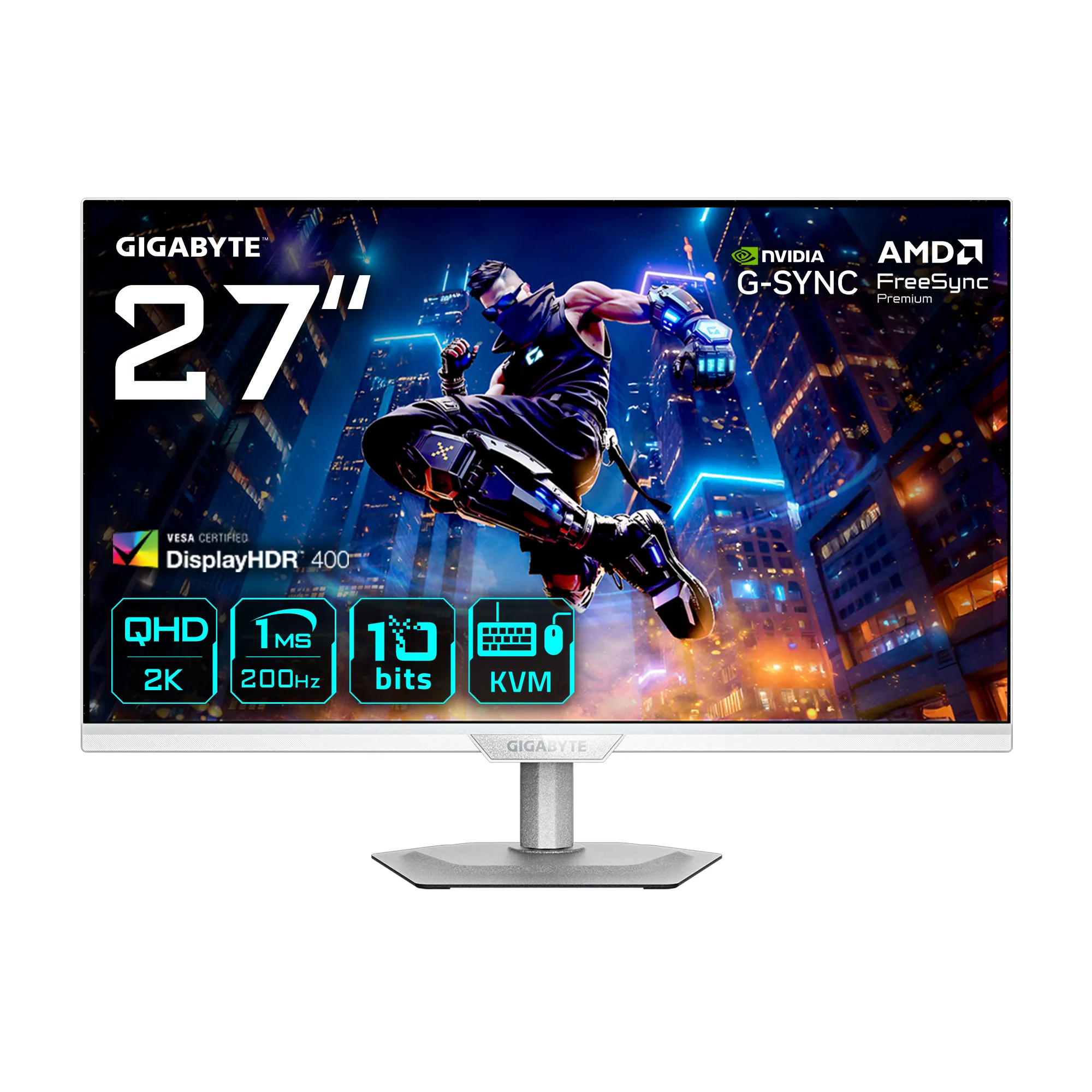GIGABYTE M27Q2 QD ICE EK 27 inç 200Hz 2K QHD IPS Oyuncu Monitörü Monitörle