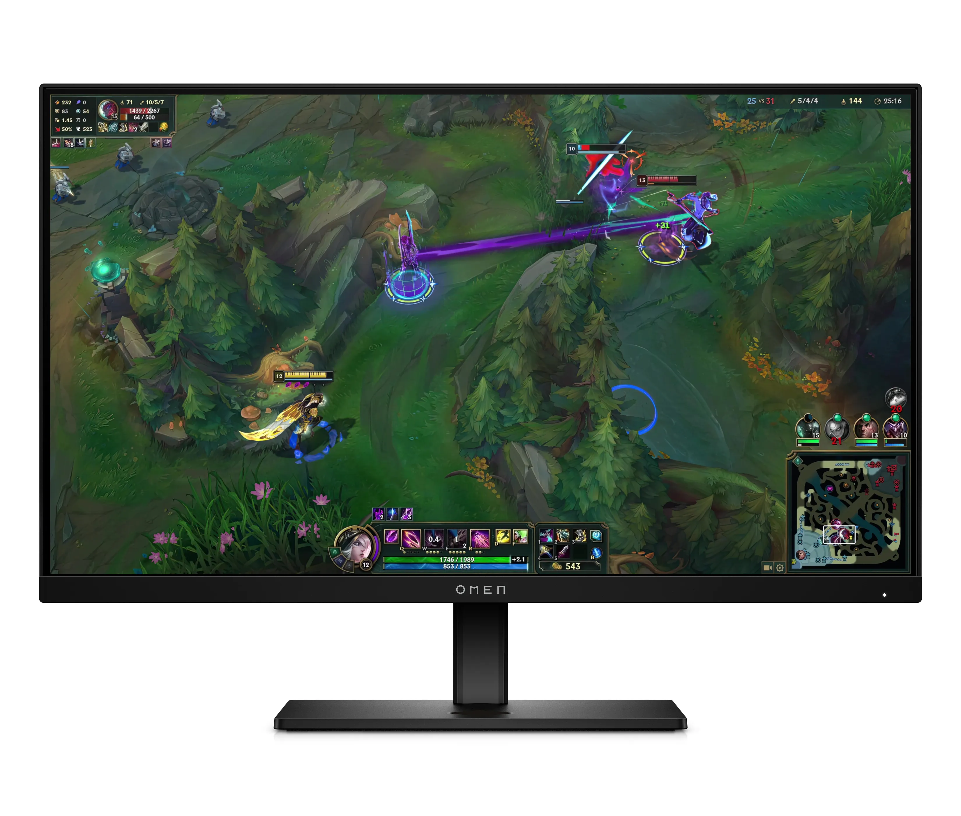 HP OMEN 24,5inç FHD 360Hz Oyun Monitörü 25 BG1M4AA#ABB Full HD IPS Oyuncu