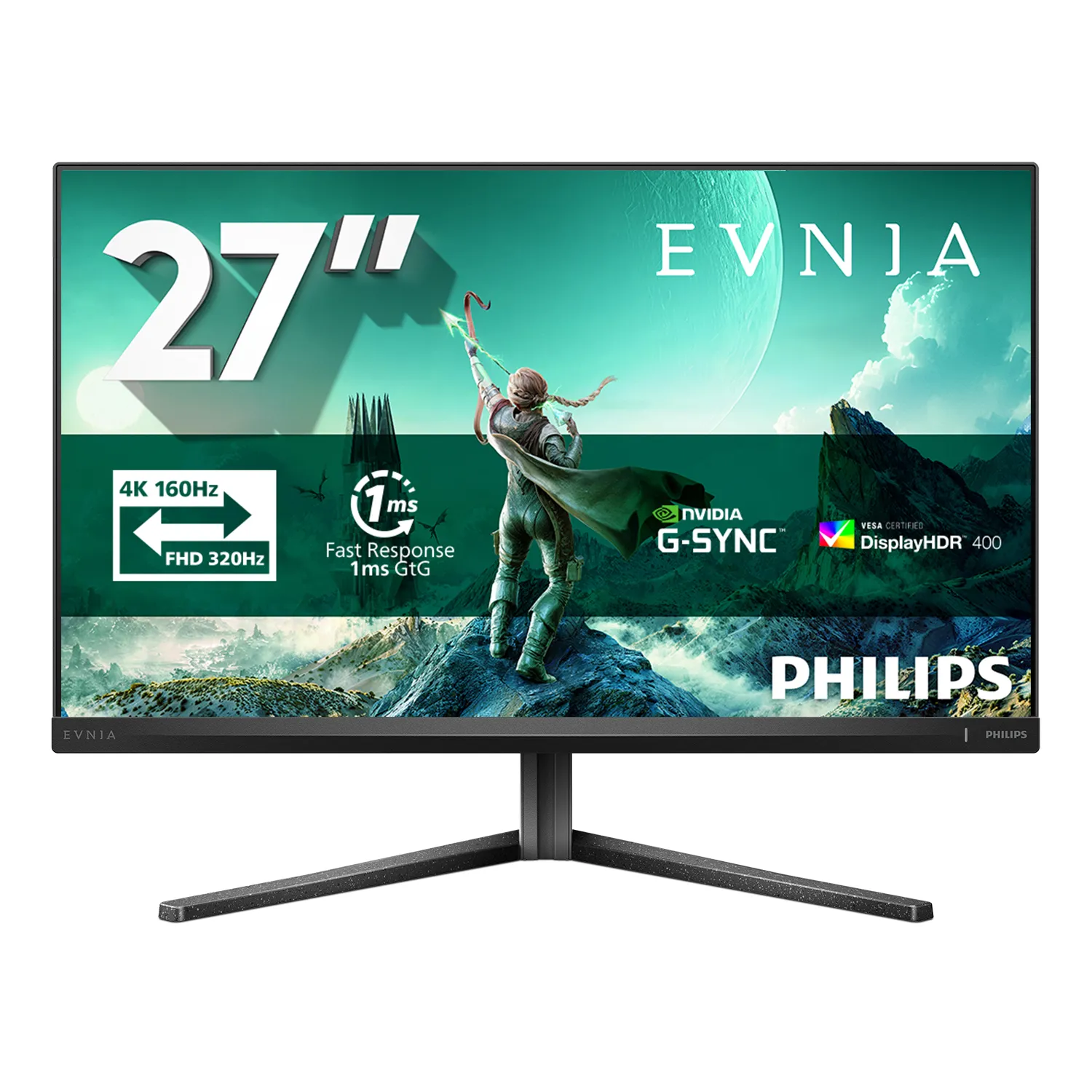 Philips 27M2N3800A/96 27 inç 320Hz 4K UHD Fast IPS Oyuncu Monitörü Monitörle