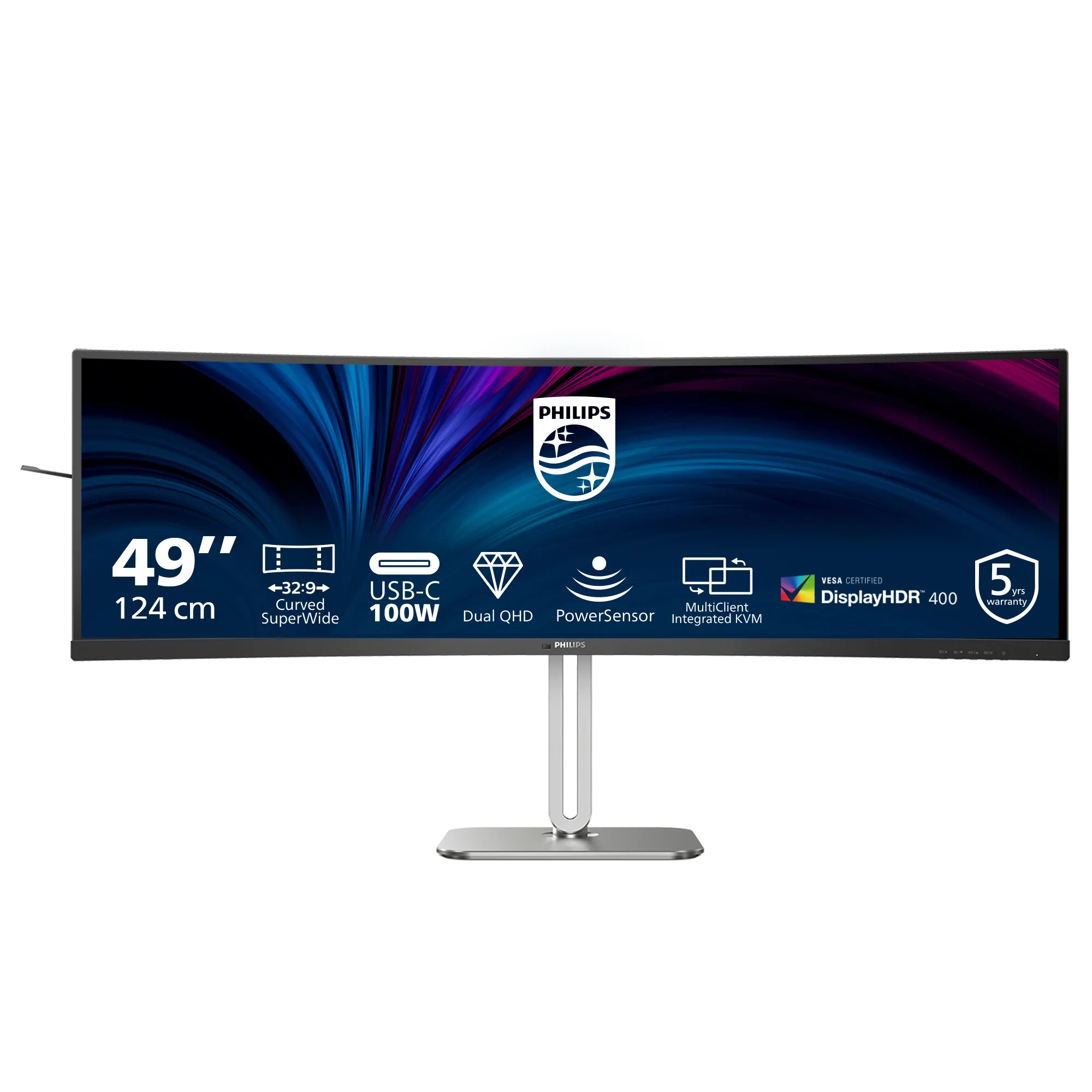 Philips 49B2U5900C/00 48.8 inç 75Hz Kavisli Monitör Monitörle
