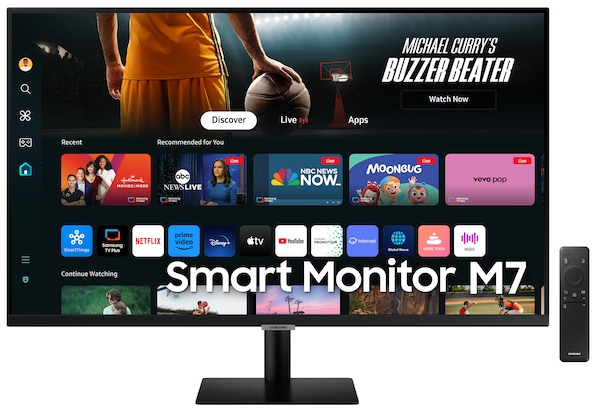 Samsung Smart Monitor LS32DM702UNXGO Monitörle