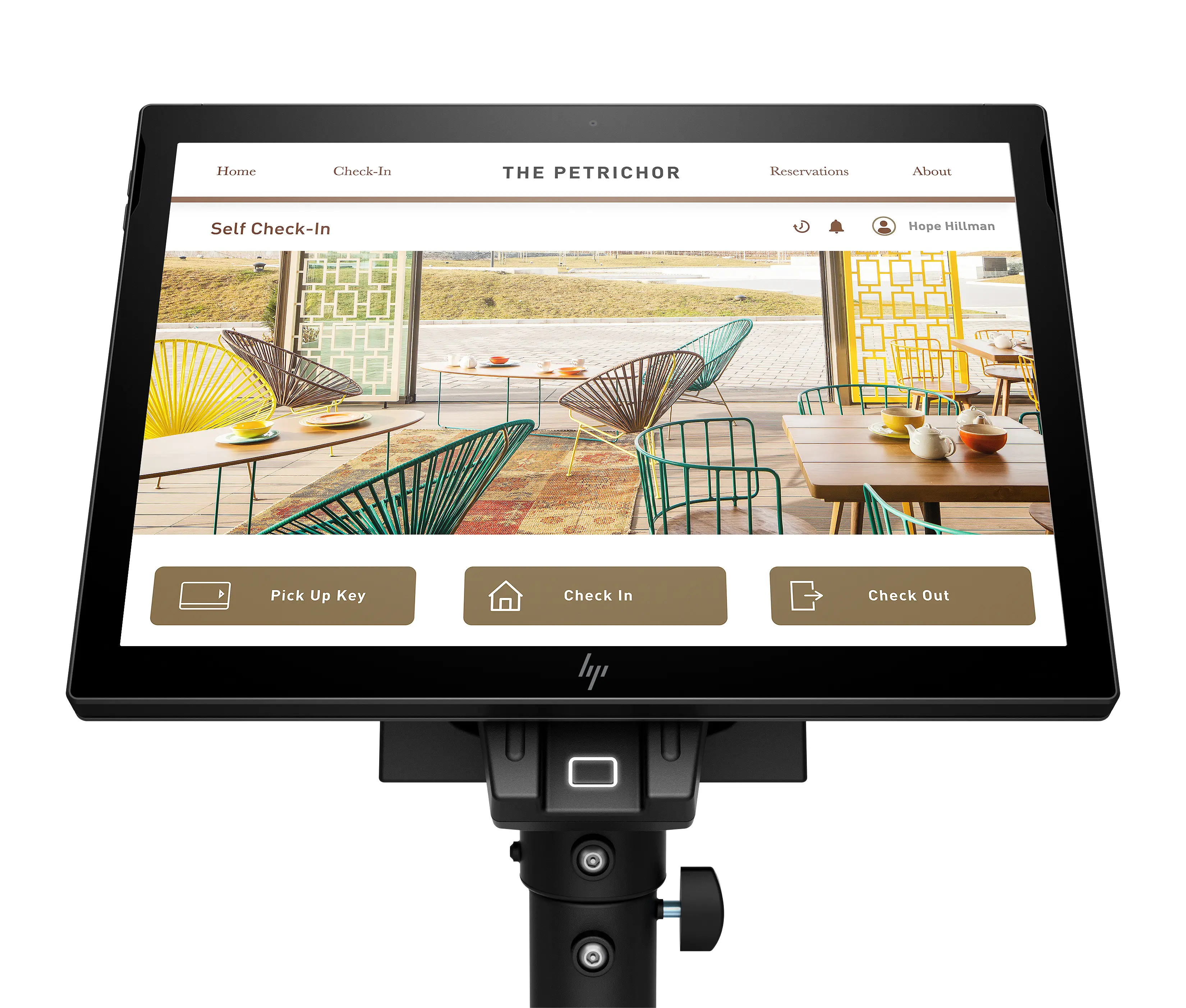 HP Engage Go Yüksekliği Ayarlanabilir Direk 9GF89AA Montaj Kitleri
