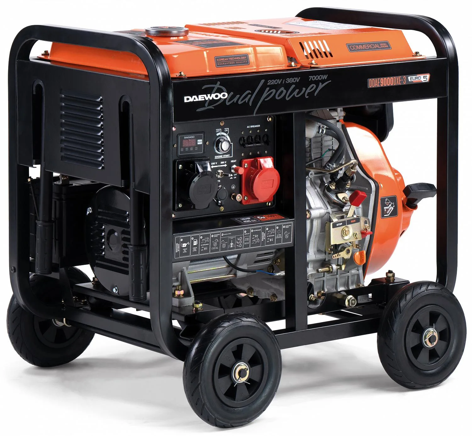 Daewoo DDAE 9000DXE-3 Motor-Jeneratörleri