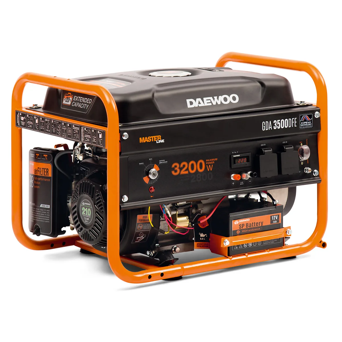 Daewoo GDA 3500DFE GDA3500DFE Motor-Jeneratörleri