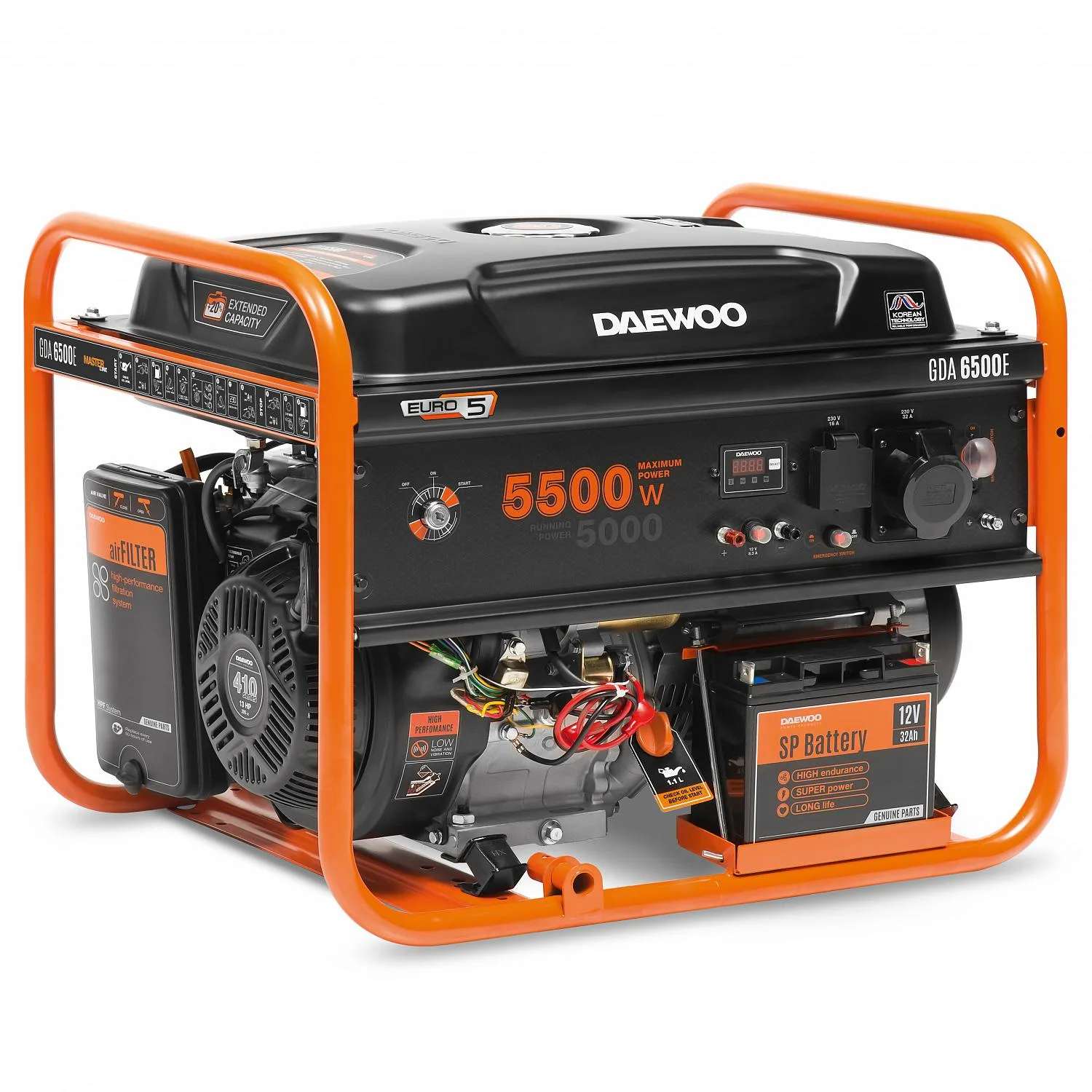 Daewoo GDA 6500E Motor-Jeneratörleri