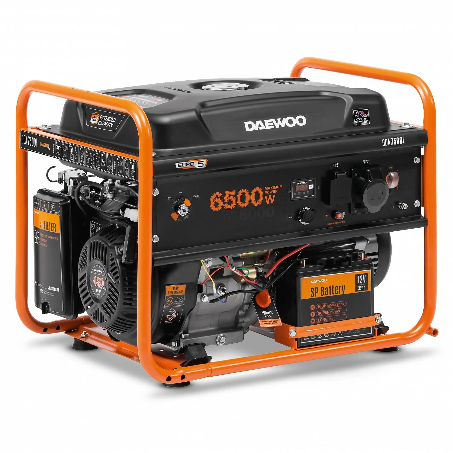 Daewoo GDA 7500E Motor-Jeneratörleri
