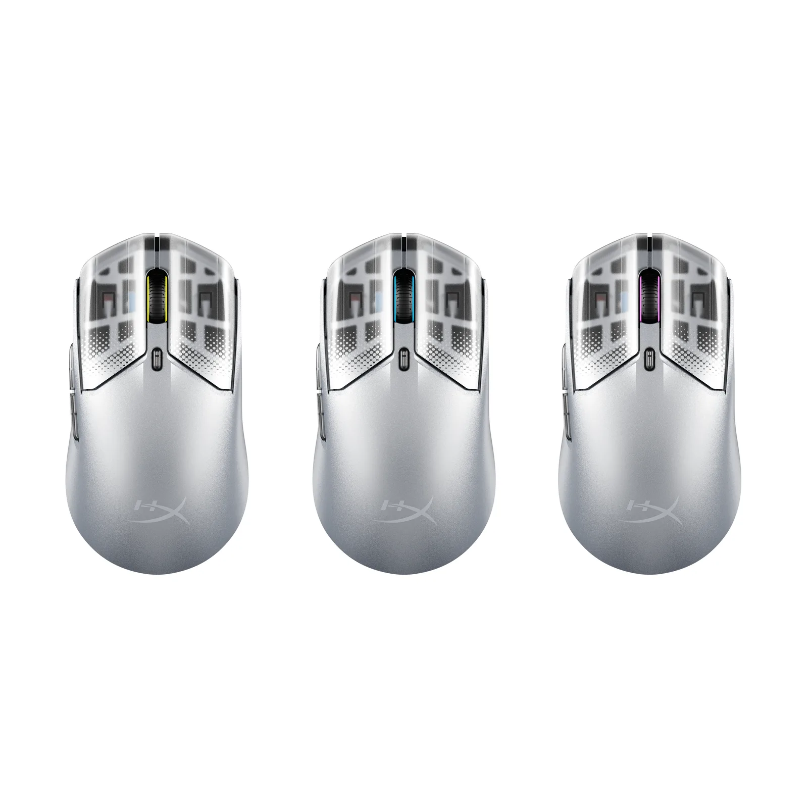 HyperX Pulsefire Haste 2 S Gümüş Kablosuz Oyun Faresi 9B002AA 3200 DPI Bluetooth Oyuncu Thumbnail 3