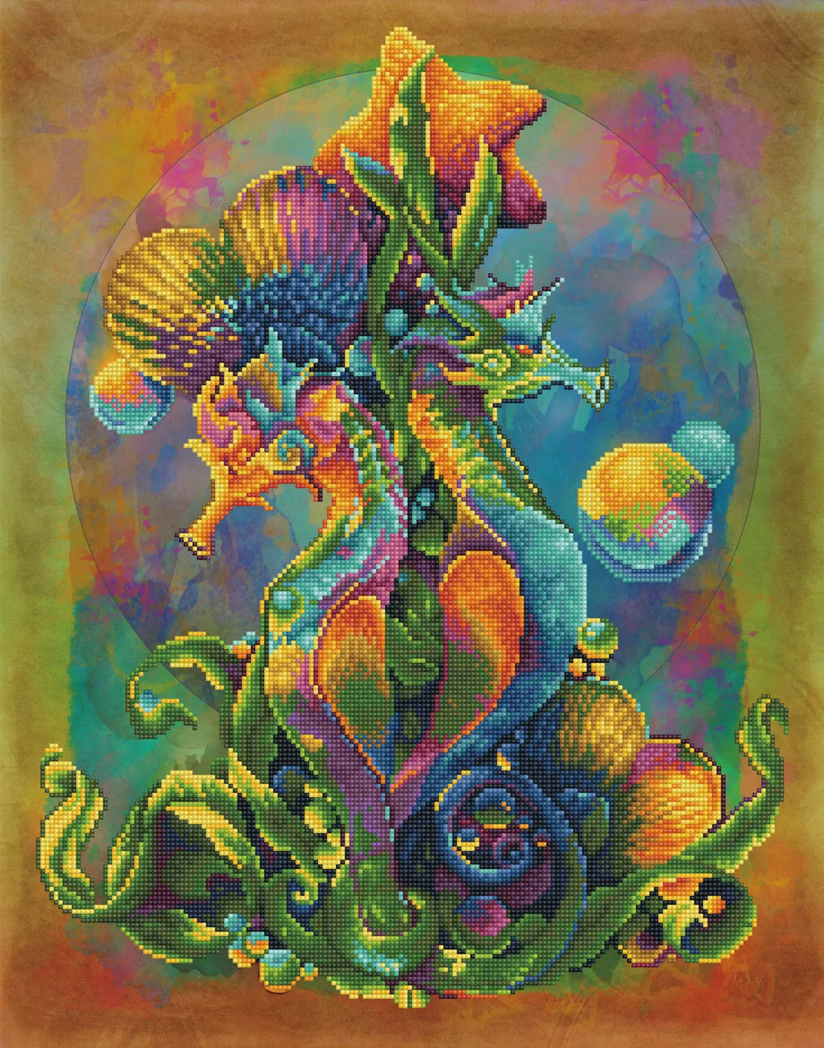 Diamond Dotz Sea Horses DD12.053 Mozaik Setleri