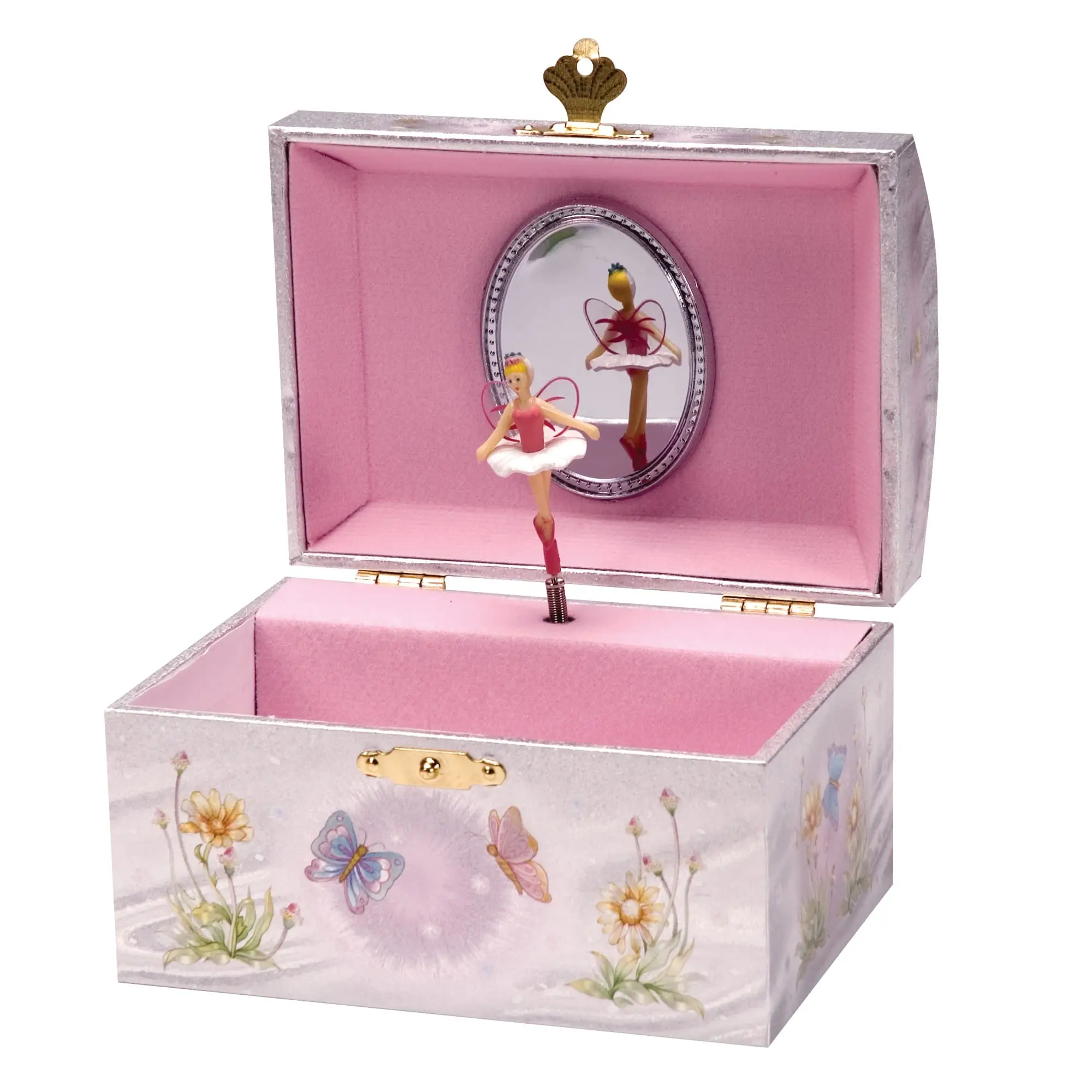 Schylling Iridescent Fairy Jewelry Box IFJB Mücevher Kutuları, Keseler ve Düzenleyicile