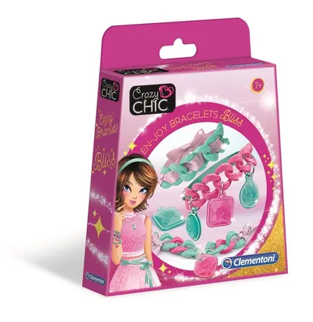 Clementoni Crazy Chic En-Joy Bileklikler Bliss 78431 Mücevher Yapım Setleri