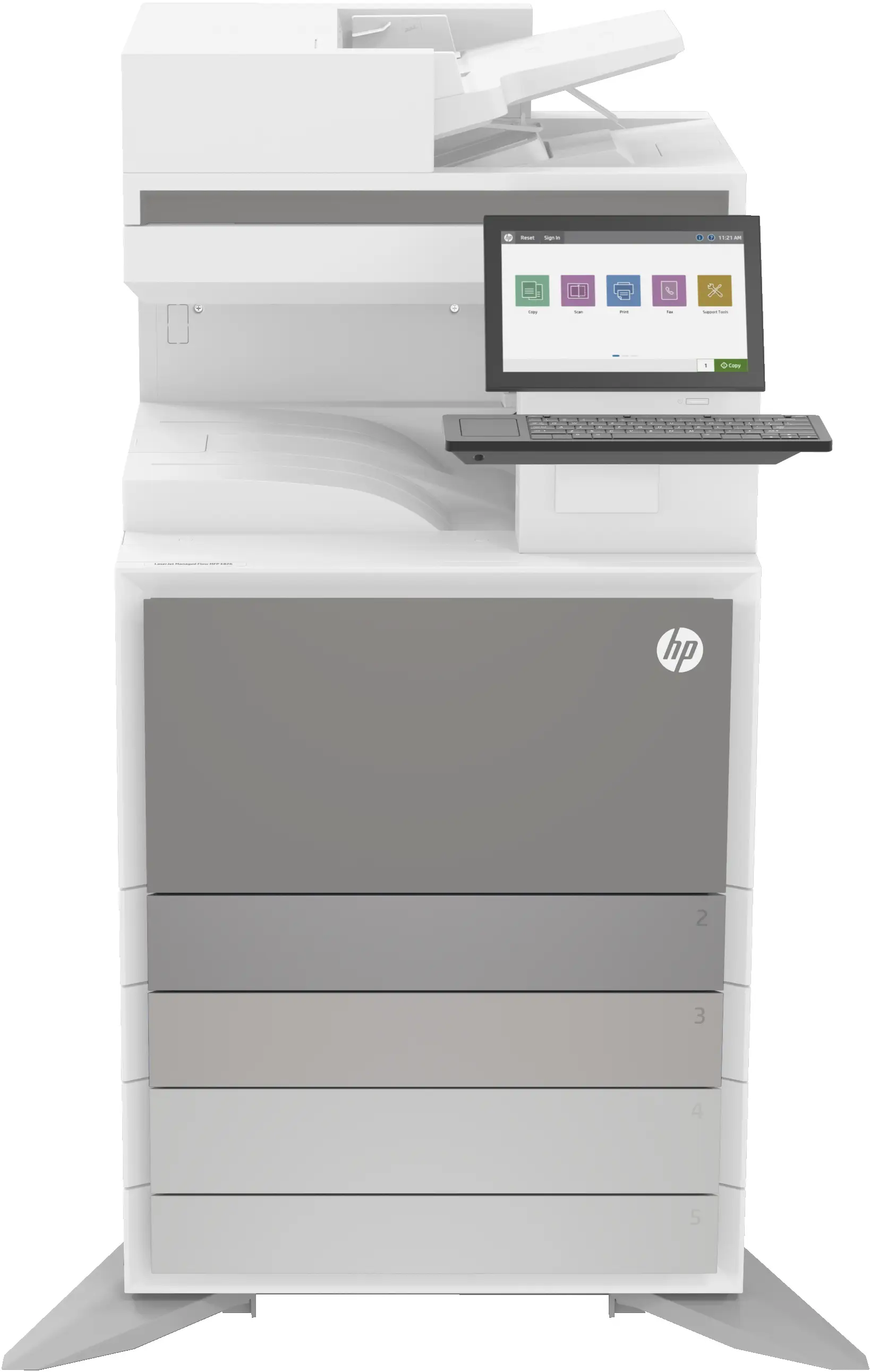 HP LaserJet Managed Flow MFP E826z Siyah beyaz için Kurumsal Baskı fotokopi tarama faks (isteğe bağlı) Çift taraflı E-postaya/PDF'ye Güçlü Güvenlik 5QK13A#B19 Lazer Wi-Fi Çok Fonksiyonlu Yazıcı Multifonksiyonel Yazıcı