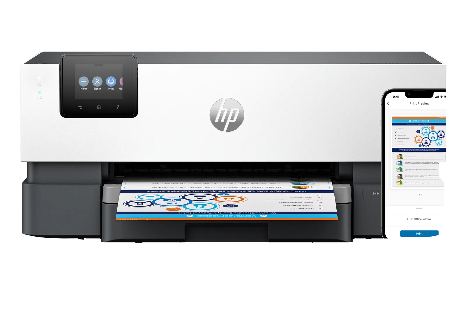 HP OfficeJet Pro 9110b Kablosuz Renkli Çift taraflı baskı 5A0P3C Mürekkep Püskürtmeli Çok Fonksiyonlu Yazıcı Multifonksiyonel Yazıcı