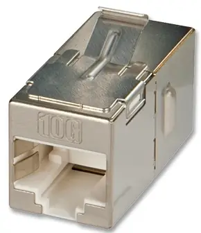 Lindy Cat.6A 10G Premium RJ45 STP Inline Coupler / Doppelkupplung 25891 NAS