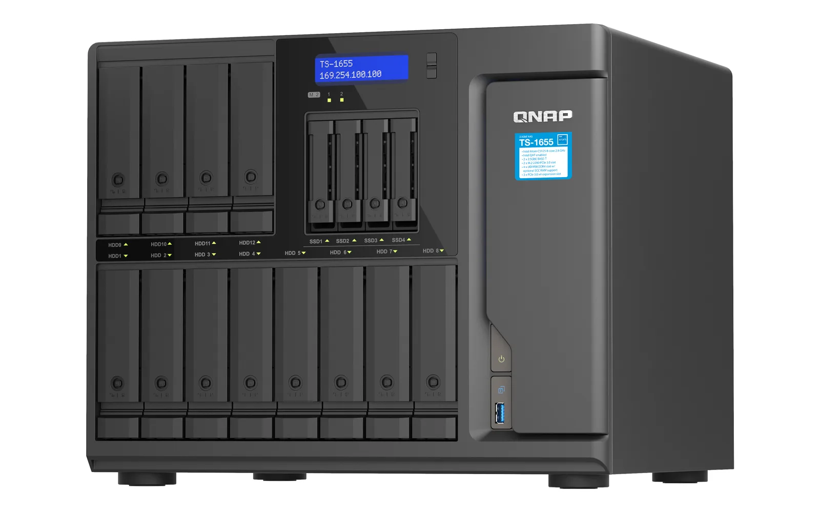QNAP TS-1655-8G/156TB EXOS Thumbnail 12
