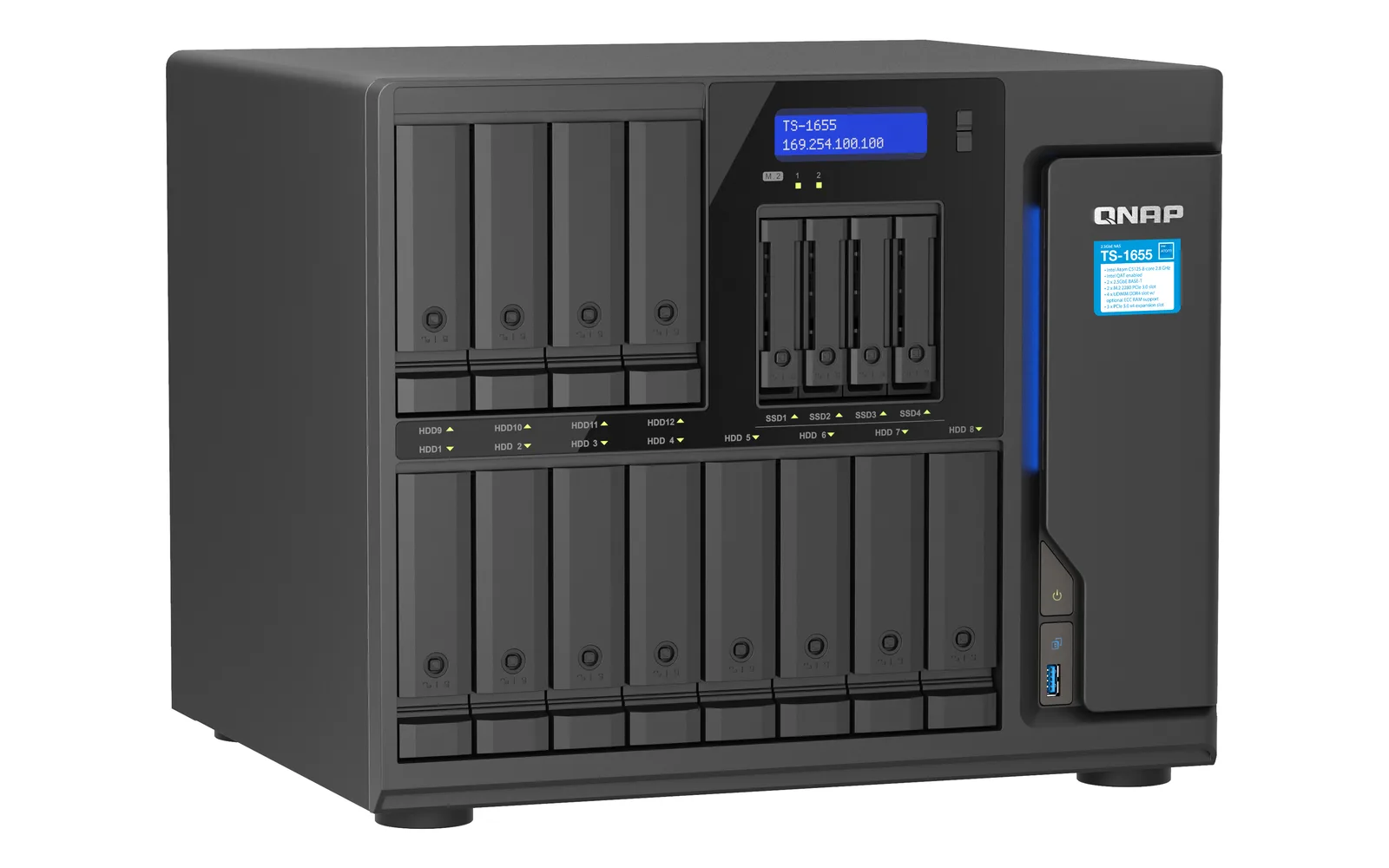 QNAP TS-1655-8G/96TB-EXOS Thumbnail 11