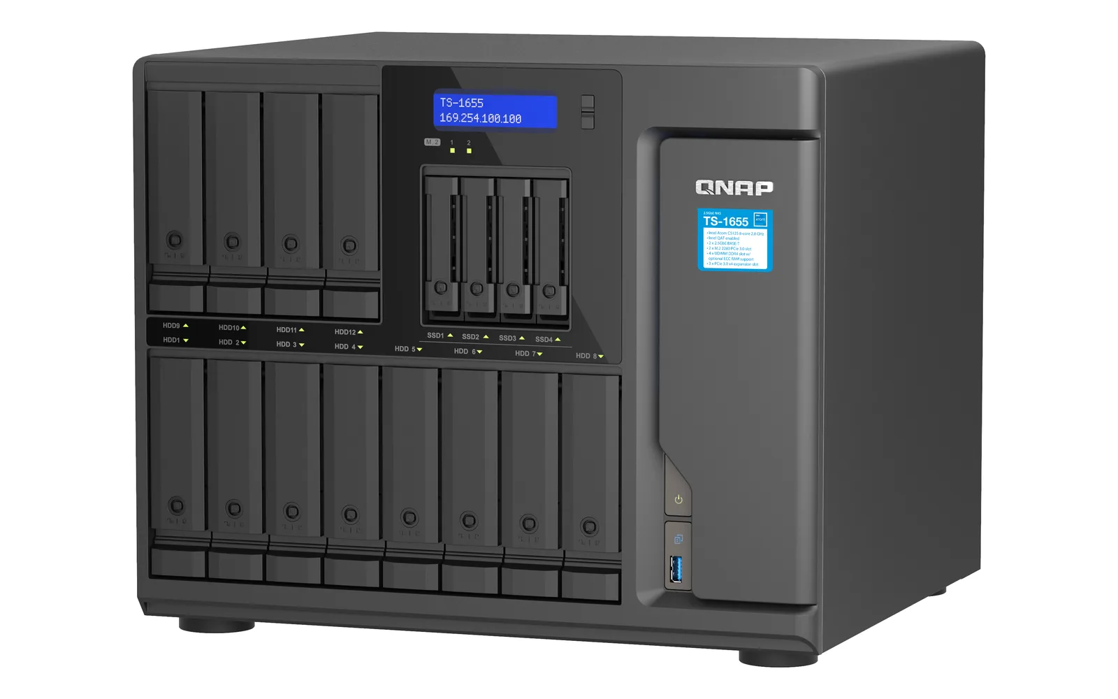 QNAP TS-1655-8G/96TB-EXOS Thumbnail 13